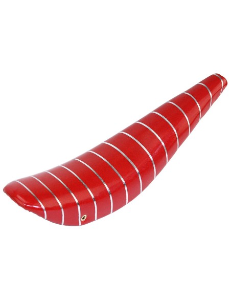 26 Banana Saddle Sparkle/Red W/Silver Stripe.